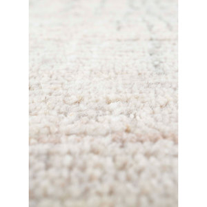 Alfombra de Lana Afgana Tejida a Mano, Color Marfil, Modelo Re-1299, Alfombra Rectangular para Sala de Estar, Pasillo u Hogar, con Diseño Abstracto - Product Image 3