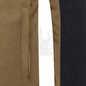 Veste polaire d'hiver pour homme, respirante, séchage rapide, légère, design personnalisé, col montant, logo frontal, vente en gros - Product Image 6