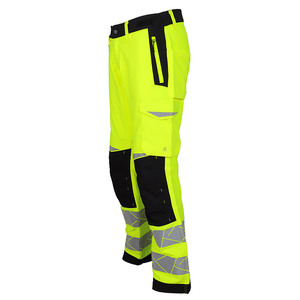 Hi-Vis Reflektierende Multifunktions-Arbeitshosen, Wasserdichte Warnschutzhosen für Bauarbeiter, Sicherheitshosen, Herren-Cargohosen als Arbeitsuniform - Product Image 5