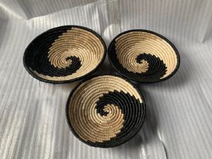 Hot sale Set of 5 Seagrass Woven Wall Plate/ Wall Hanging Decoration Hanging Home Decor Kitchen Accessories - Product Image 5