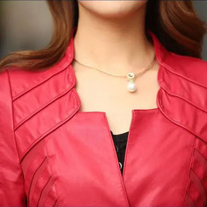 Blouson aviateur femme en cuir marron de haute qualité pour la course de moto en plein air véritable toile respirante caractéristiques de protection - Product Image 4