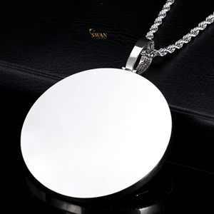 Venta al por mayor 10K oro sólido laboratorio cultivado diamante Iced Out colgante de lujo Hip Hop joyería OEM ODM fabricante de fábrica diseño personalizado - Product Image 3