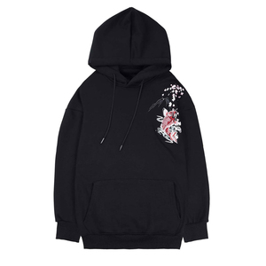 เสื้อฮู้ดดี้แฟชั่นผู้ชายปักลาย ราคาส่ง ผ้าฝ้าย 100% ระบายอากาศได้ดี คุณภาพสูง สำหรับฤดูใบไม้ร่วง มีกระเป๋า ปรับแต่งได้ น้ำหนัก 280 กรัม - Product Image 5