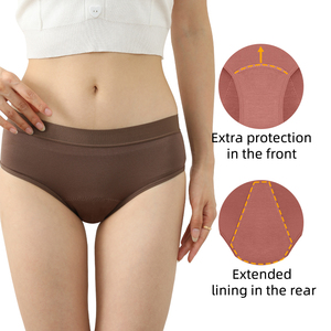 Airtamay 4 strati Bambou Ropa interno ciclo mestruale mutandine riutilizzabili biancheria intima Bikini mutande per le donne - Product Image 2