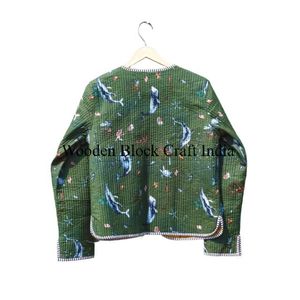 Chaqueta de Fiesta Formal de Secado Rápido, Acolchada con Estampado Floral, de Algodón Suave para Mujer, con Relleno de Algodón, Decoración de Cinturón, Cuello en V, para Toda Temporada - Product Image 6