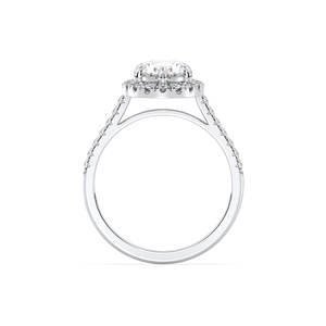 REYES-Anillos solitarios de moissanita de corte ovalado de oro de 14 quilates hechos a medida para mujer, regalo de compromiso de boda de lujo, joyería fina - Product Image 6