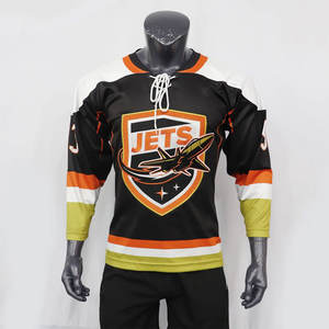 เสื้อเจอร์ซีย์สำหรับผู้ชายเสื้อฮ็อกกี้น้ำแข็งสำหรับผู้ชายเสื้อพิมพ์ลายปักและระเหิดตามสั่ง2024เกรดมืออาชีพ - Product Image 2