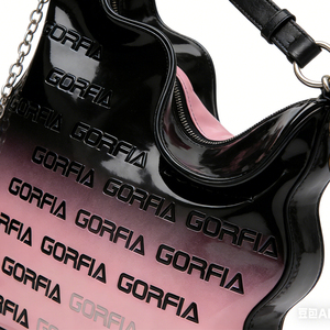 High-End 2026 Fashion Luxury Designer New Gradient Pink PU Leather Crossbody <b>Bag</b>, Chain Decoration Portable Design - Product Image 4