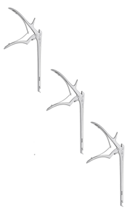 Rongeur de laminectomie à deux pièces, auto-éjecteur, à coupe ascendante, pour neurochirurgie, avec plaque de fixation détachable, pour chirurgie de la colonne vertébrale, 180-230mm, en acier inoxydable - Product Image 2