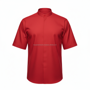 Conjunto de Uniforme Corporativo Personalizado en Color Rojo para Personal, Hombres y Mujeres, Uniforme Formal para Recepción de Hotel, Fabricante de Uniformes de Oficina - Product Image 4