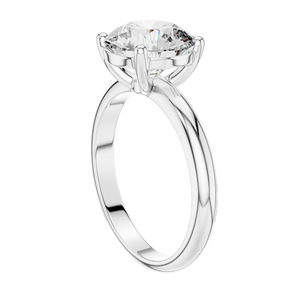 Bague en diamant de laboratoire rond brillant de 2,5 carats pour femmes, diamant VVS-VS EF CVD, or 18 carats, 14 carats, 10 carats et argent 925 - Product Image 3