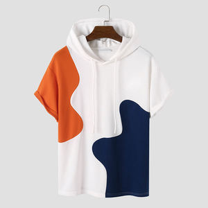 เสื้อยืดผ้าฝ้ายสีทึบของผู้ชายดีไซน์ใหม่ระบายอากาศได้ดีเสื้อถักกันยูวีเป็นมิตรกับสิ่งแวดล้อมสำหรับใส่เล่นกีฬา - Product Image 1