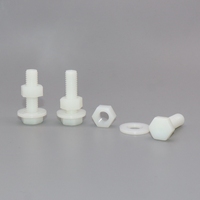 Offres Speciales PA66 blanc et noir M2 - M8 DIN 7985 vis et boulons a tete cylindrique a empreinte cruciforme en plastique