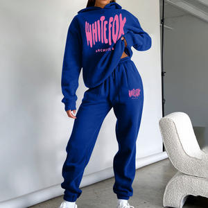 Sudadera con capucha personalizada, chándal para hombre, tejido de punto transpirable, traje de dos piezas, fabricante OEM, conjunto informal para correr - Product Image 2