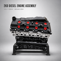 Moteur diesel 2KD 2KD-FTV 2.5L 4 cylindres neuf, bloc complet pour Toyota Hilux Fortuner