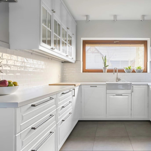 Gabinete de Cocina Estilo Shaker Europeo Moderno Personalizado de JY Project, Gabinete de Cocina Modular con Cajones Deslizantes de MDF Listo para Ensamblar en Vietnam - Product Image 2