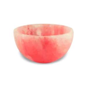 Cuenco de sal mineral del Himalaya Presentación de comida elegante Servicio gourmet y exhibición de mesa Artesanías naturales hechas a mano - Product Image 5