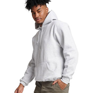 Venta al por mayor hombres Streetwear personalizado hombres/mujeres pulóver blanco algodón polar Sudadera con capucha ropa casual ropa deportiva al aire libre - Product Image 3