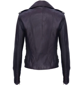 Chaqueta de cuero de motocicleta acolchada de Invierno para mujer de mejor diseño exigente personalizado transpirable mejor Material logotipo personalizado - Product Image 5