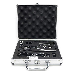 ชุดอุปกรณ์ยางกันน้ำลายทางทันตกรรมแบบไฟฟ้า พร้อมเครื่องมือเหล็กกล้า  โครงยางกันน้ำลาย คีมหนีบ  ชุดเจาะ- SurgiRight ด้ามจับตามหลักสรีรศาสตร์ - Product Image 1