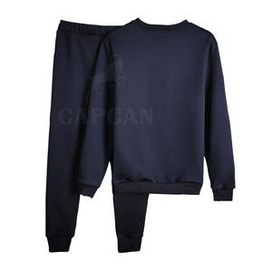 Ensemble de survêtement pour homme de haute qualité, respirant, en coton/polyester, nouveau design, grande taille, avec logo, vente en gros pour l'hiver - Product Image 2