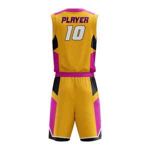 Uniforme de Baloncesto Reversible de Alta Calidad con Cuello en V, Diseño Personalizado, Ropa Deportiva de Poliéster, Fabricación de Uniformes de Baloncesto - Product Image 4