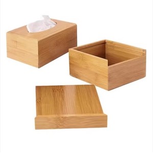 Boîte à mouchoirs en bois faite à la main Conteneur à mouchoirs Porte-papier Distributeur de mouchoirs Produit le plus vendu - Product Image 2