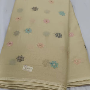 mal cotton embroidery fabric make to fancy dress material - Product Image 2