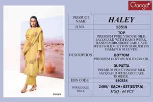 Catalogue Salwar Kameez en jacquard de soie viscose de qualité supérieure pour les fêtes indiennes et pakistanaises au prix de gros - Product Image 5