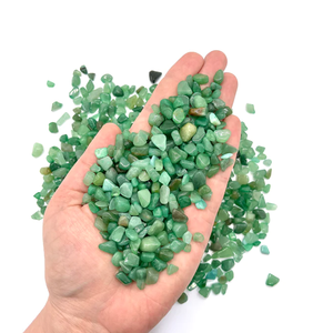 Cristal vert puce d'aventurine pierre en vrac puces de pierres précieuses brutes puce de pierre dégringolée cristal de guérison naturel graviers cailloux agate - Product Image 5