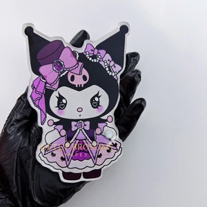 Tuiles magnétiques en acrylique durable de qualité supérieure, style Kawaii Gothique Cartoon, pour pinces à extensions de cils, personnalisables et multifonctionnelles - Product Image 1