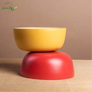 Tazón de Bambú en Espiral Estilo Campestre, Hecho a Mano, Ecológico, Apto para Lavavajillas, Tazón Decorativo y para Servir para el Hogar y Fiestas - Product Image 4