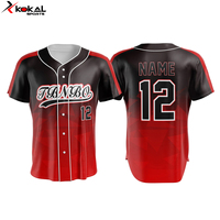Vente en gros de maillots de baseball sublimation personnalisés de qualité supérieure uniformes de baseball