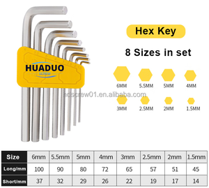 9 шт., набор ключей с шестигранным ключом - Product Image 4