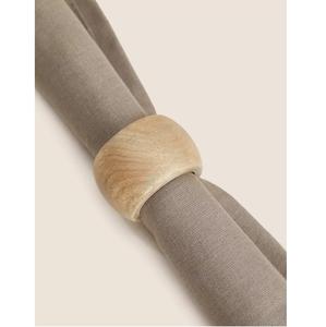 Accent Luxury Table <b>Napkin</b> <b>Ring</b> Handmade Round <b>Wood</b> <b>Napkin</b> <b>Rings</b> For Wedding Hotel & Kitchenware Tabletop Decor - Product Image 6