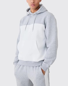 ชุดวอร์มฤดูหนาวผ้าฝ้ายแท้ 100% สำหรับผู้ชาย ป้องกันแบคทีเรีย ปักลาย 3 มิติ กางเกงขาบานและเสื้อฮู้ด สไตล์สตรีทแวร์ - Product Image 4