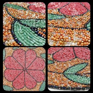 Luxury Glass Beaded Placemat by Indian Exporters for Wedding & Christmas Party <b>Table</b> Decor <b>Low</b> Price - Product Image 6