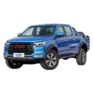 JAC T8 PRO Pickup mesin Diesel ganda, Pickup kabin 4WD 2023 dengan kamera mundur, kendaraan Off Road 4x4