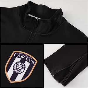 Chándal para hombre de alta calidad, ropa deportiva, poliéster transpirable, logotipo de entrenamiento informal, nuevo diseño, chándales de moda para hombres - Product Image 5