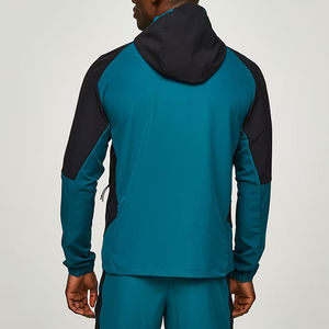SUMROOS Custom Slim-Fitting Four Way Stretch Windbreaker Hot Selling 95% Polyester 5% Spandex Woven <b>Jacket</b> <b>for</b> Winter Hiking - Product Image 2