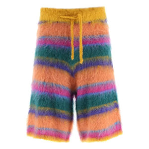 Custom OEM & ODM Knitted Solid Casual Breathable Quick Dry High <b>Waist</b> Drawstring Fuzzy <b>Men</b> <b>Shorts</b> - Product Image 1