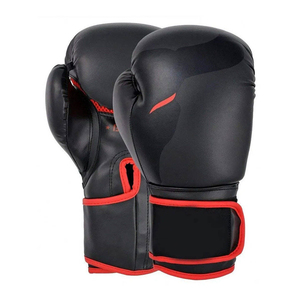 ถุงมือมวยหนังวัว PU สีสำหรับผู้ใหญ่พิมพ์ลายสำหรับการแข่งขันอุปกรณ์ป้องกันสำหรับชกมวย - Product Image 1