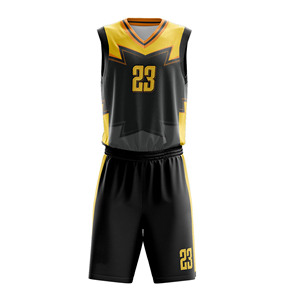 Ropa deportiva Uniforme de baloncesto de último diseño Logotipo personalizado Uniforme de baloncesto de color sólido en diferentes colores - Product Image 5