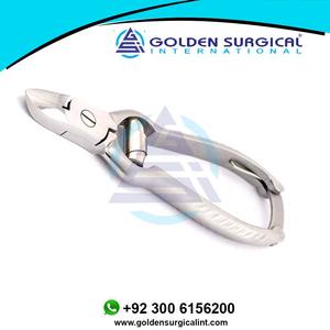 Cortauñas Profesional de Acero Inoxidable, Equipo de Salón, Acabado Cromado |   Cortaúñas para Uñas Gruesas de los Pies - Product Image 3