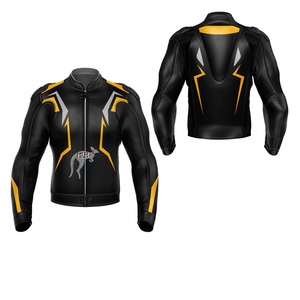 Chaquetas de Cuero para Motociclismo, Calidad Premium, Piel de Vaca Canguro, para Todas las Tallas, Hechas en Pakistán, Ropa de Motociclista, Perforadas - Product Image 1