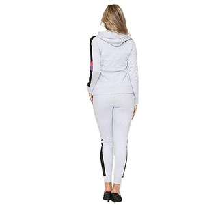 Ropa de entrenamiento de fabricante OEM, chándal para mujer, chándal de talla grande, chándal con capucha informal personalizado, chándal - Product Image 5
