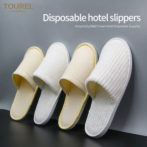 Pantuflas Desechables de Hotel <span class=keywords><strong>para</strong></span> Mujer, Antideslizantes, Cómodas, de Terciopelo, de Calidad, <span class=keywords><strong>para</strong></span> Adultos - Product Image 2
