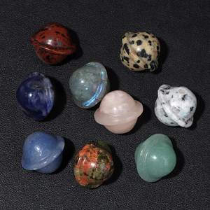 UFO de cuarzo natural de 20mm, piedra de bolsillo tallada, figura de <span class=keywords><strong>Planeta</strong></span> de cristal, <span class=keywords><strong>amatista</strong></span> curativa, decoración del hogar, regalo, <span class=keywords><strong>Planeta</strong></span> de piedras preciosas - Product Image 3