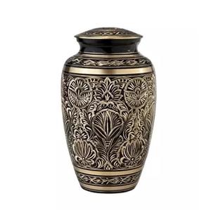 Venta caliente latón oro madre de perla funeraria urnas de cremación para adultos para cenizas humanas urnas de cremación de entierro conmemorativo - Product Image 5