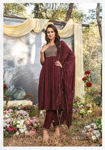 Viscous New Super Fancy Nair <b>Kurtis</b> With Pant and Fancy Dupatta <b>for</b> wholesale - Product Image 4